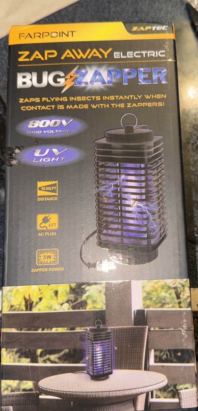farpoint zap away electric bug zapper 800v